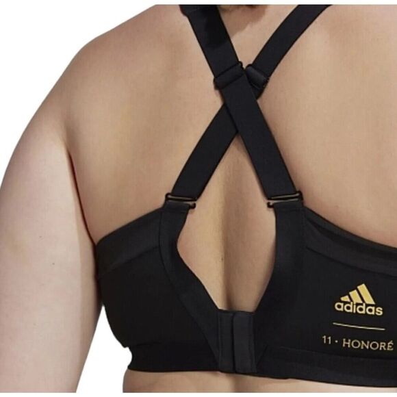 Adidas X 11 Honore Training Sports Bra Underwire Rare HI5647 Black NWT US 46C - Picture 4 of 8